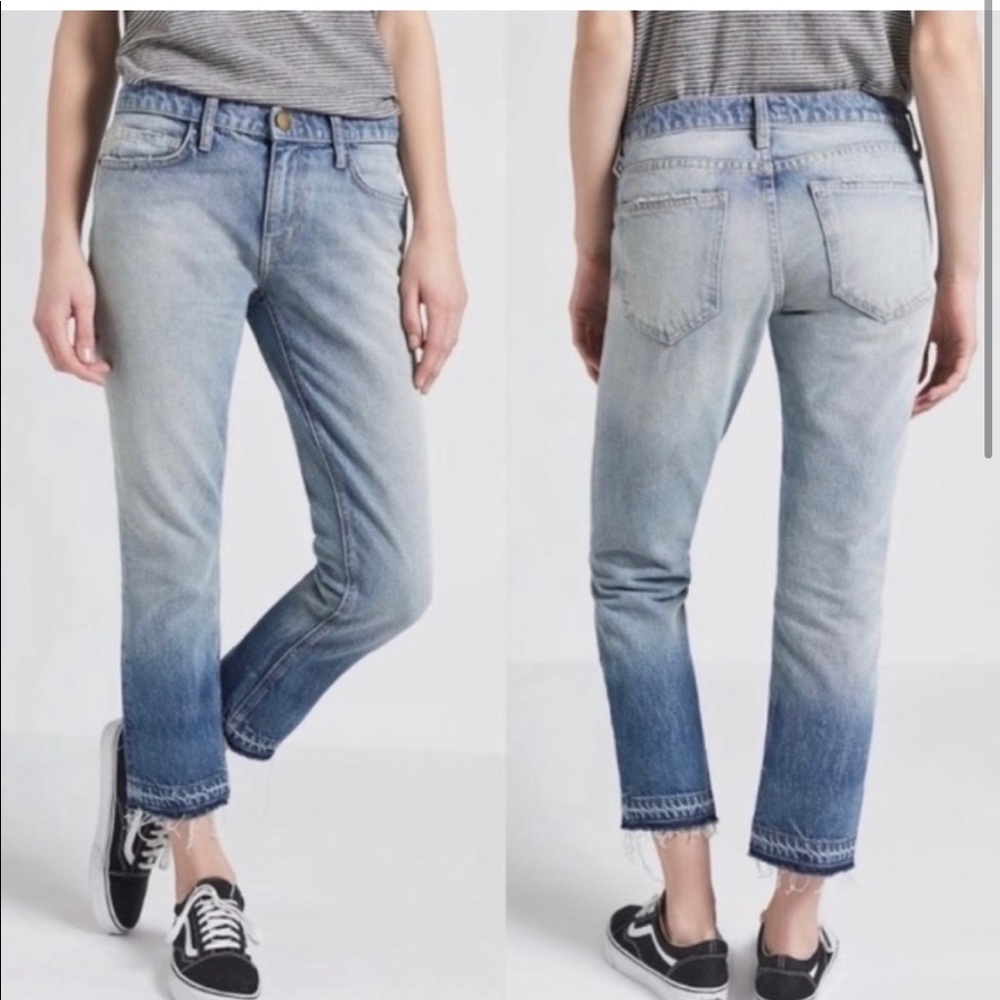 Current Elliott cropped straight leg jeans - Picture 3 of 11
